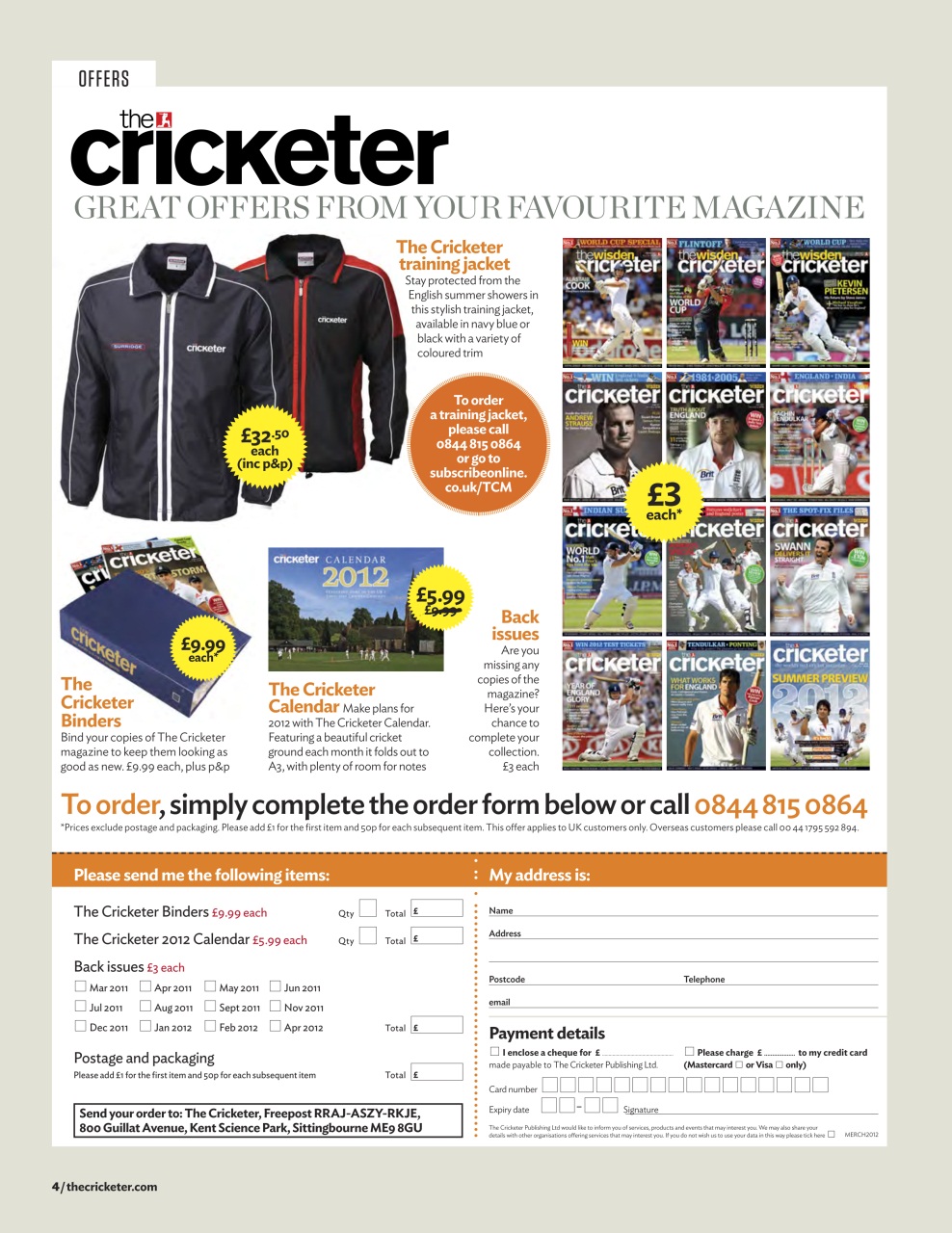 The Cricketer Magazine Preview Pages