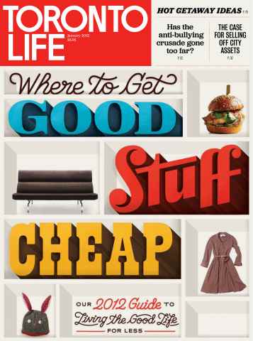 Toronto Life issue January 2012