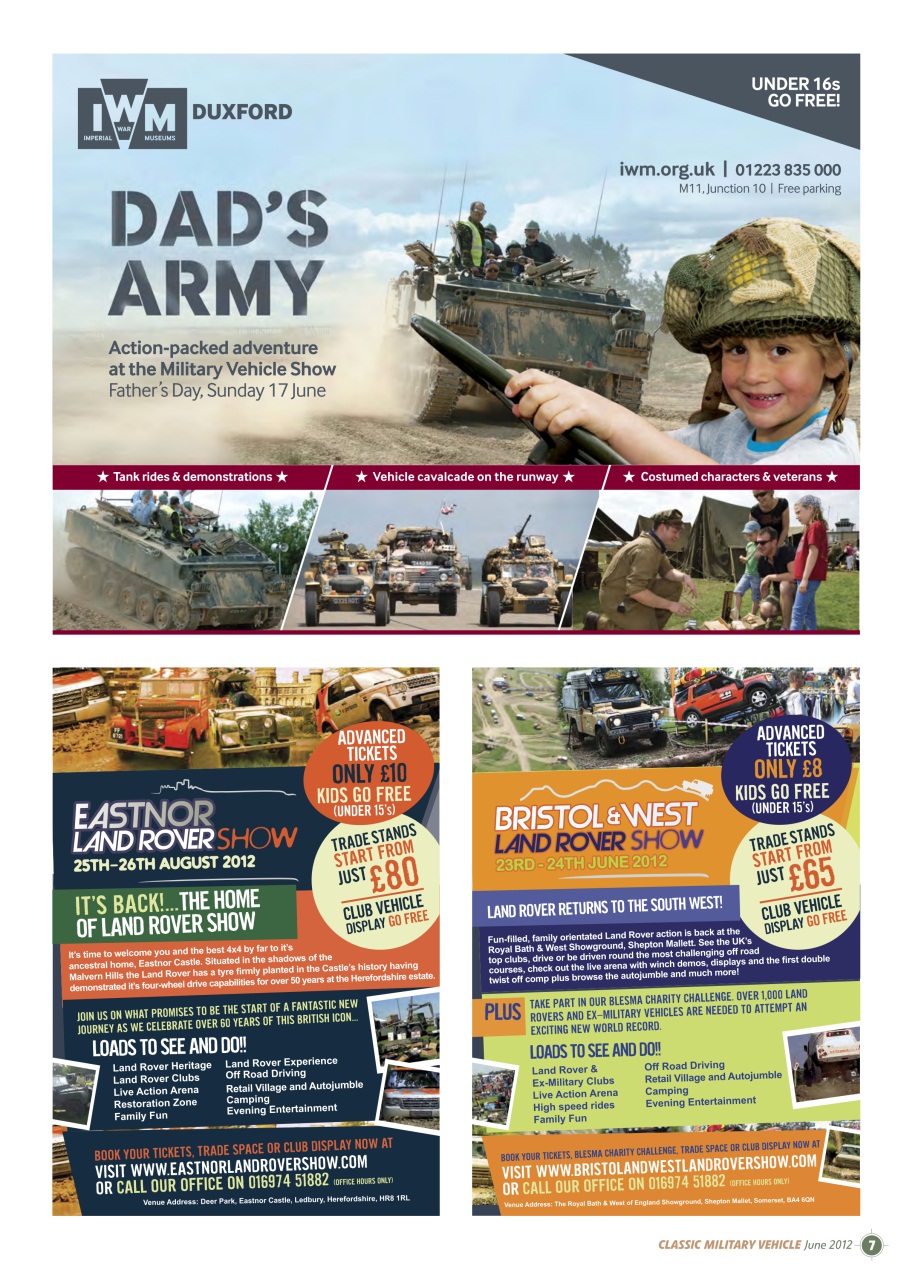 Classic Military Vehicle Preview Pages