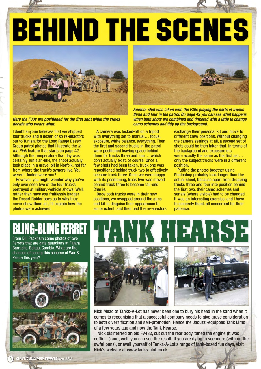 Classic Military Vehicle Preview Pages