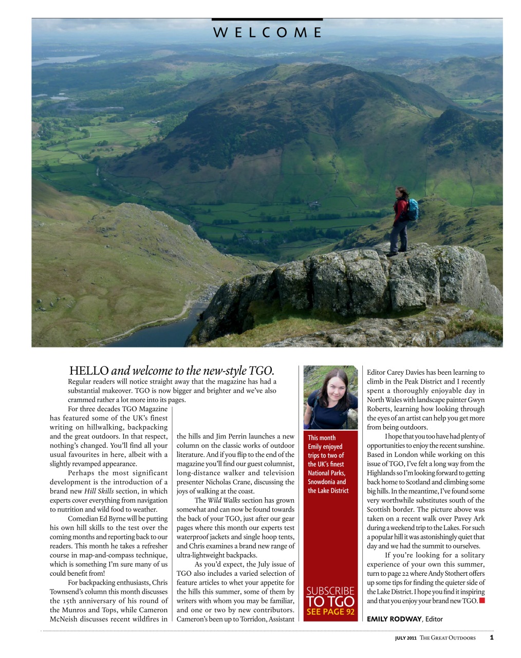 TGO - The Great Outdoors Magazine Preview Pages