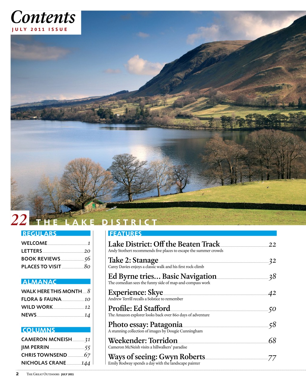 TGO - The Great Outdoors Magazine Preview Pages