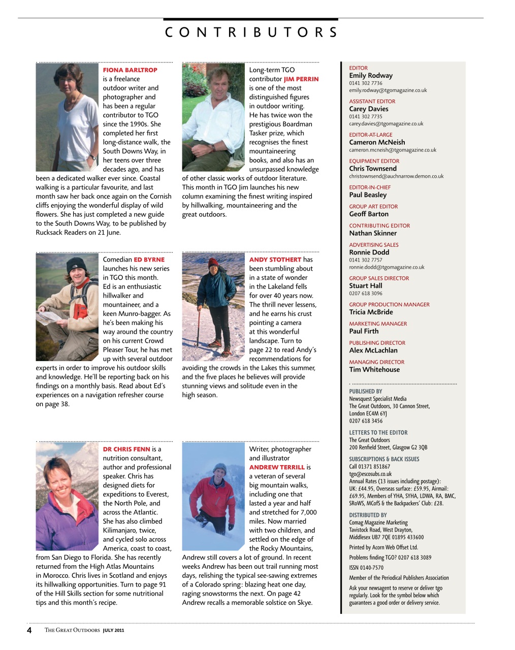 TGO - The Great Outdoors Magazine Preview Pages