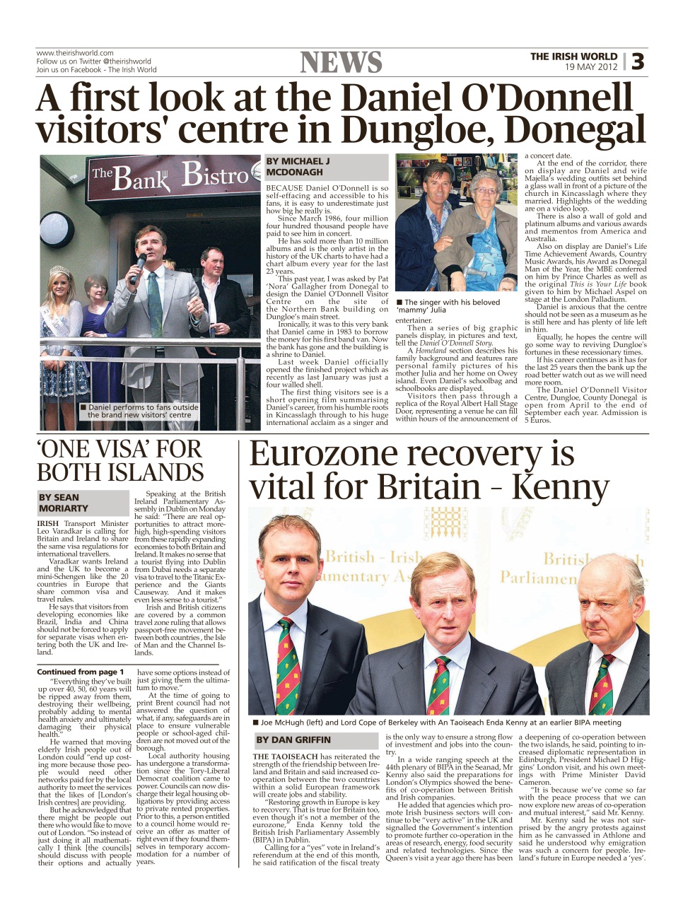 Irish World Preview Pages