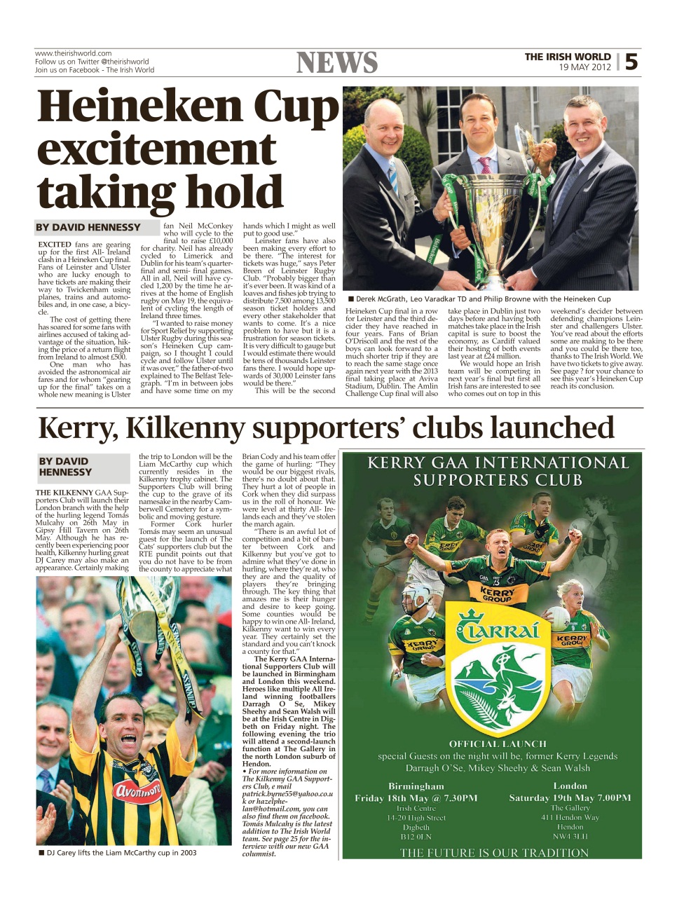 Irish World Preview Pages