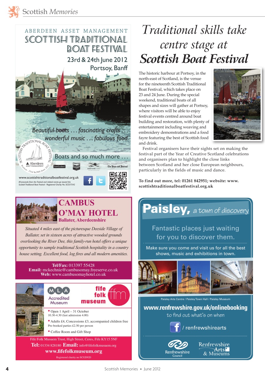 Scottish Memories Preview Pages