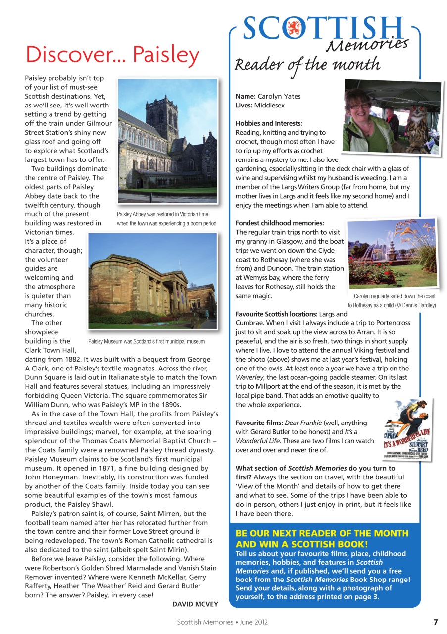 Scottish Memories Preview Pages