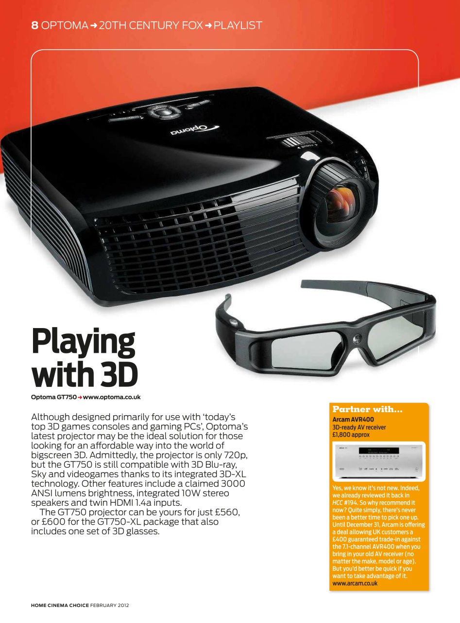 Home Cinema Choice Preview Pages