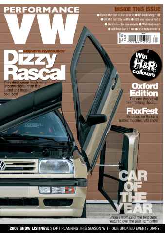 Performance VW issue January 2008
