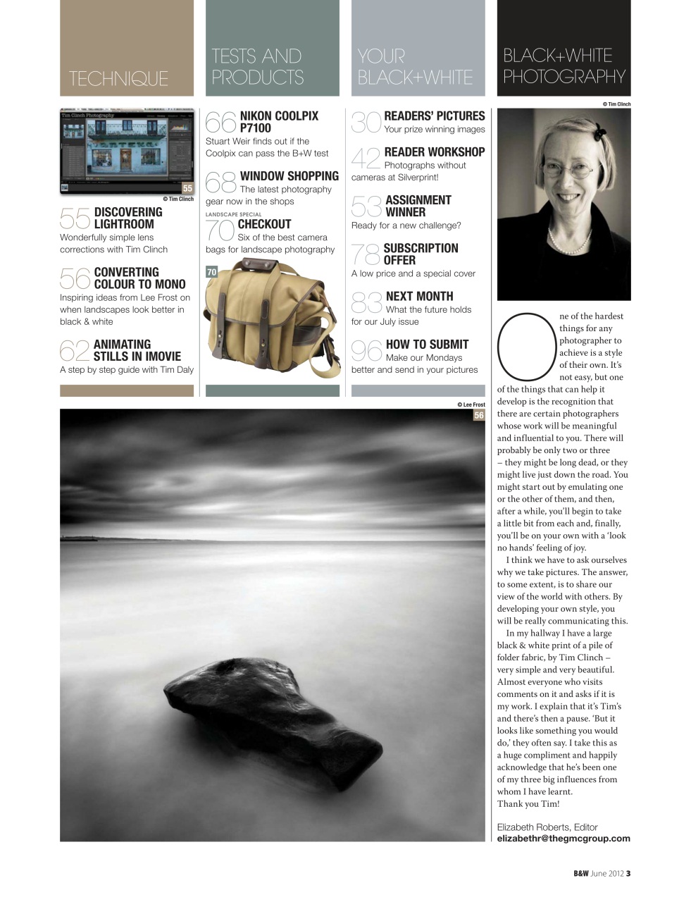 Black+White Photography Preview Pages