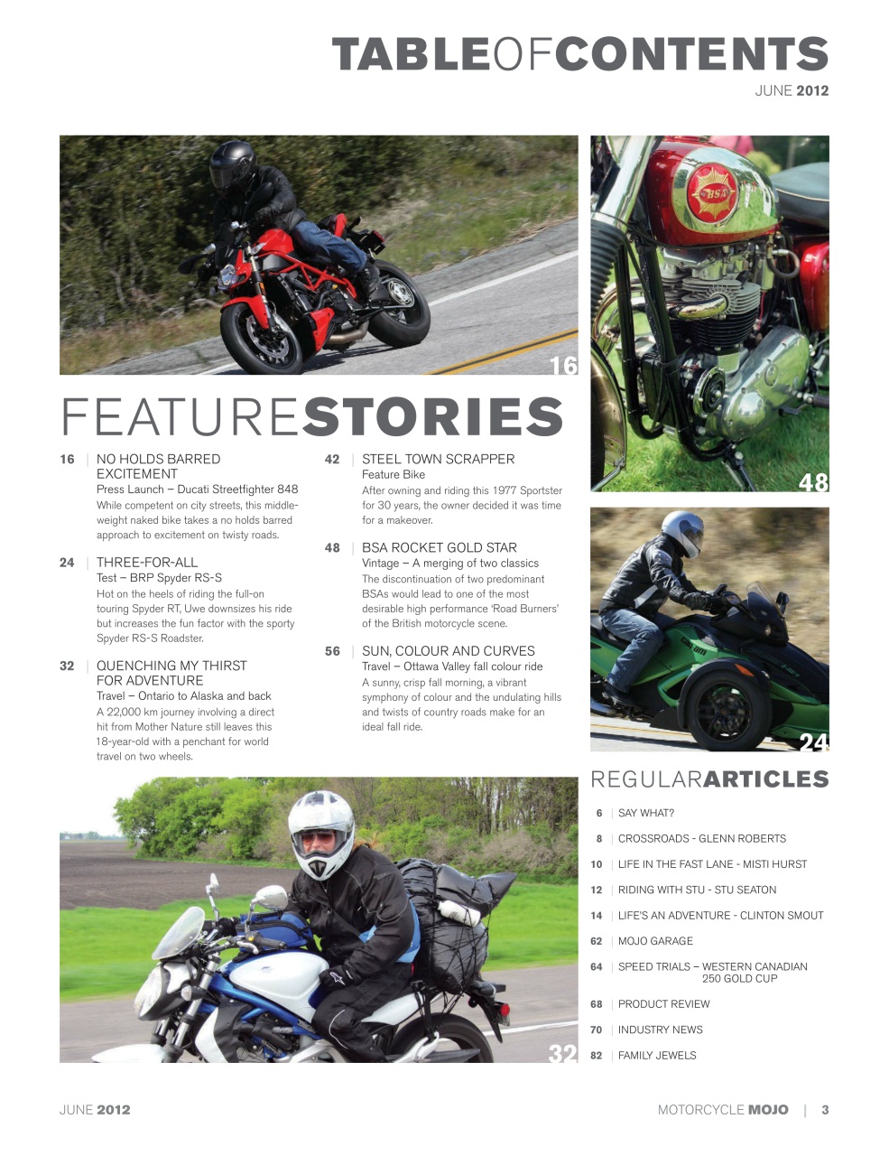 Motorcycle Mojo Preview Pages