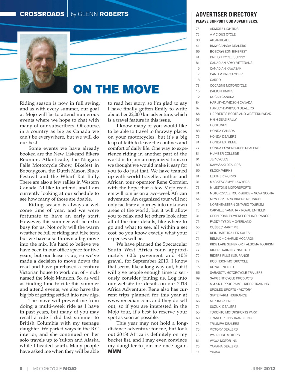 Motorcycle Mojo Preview Pages