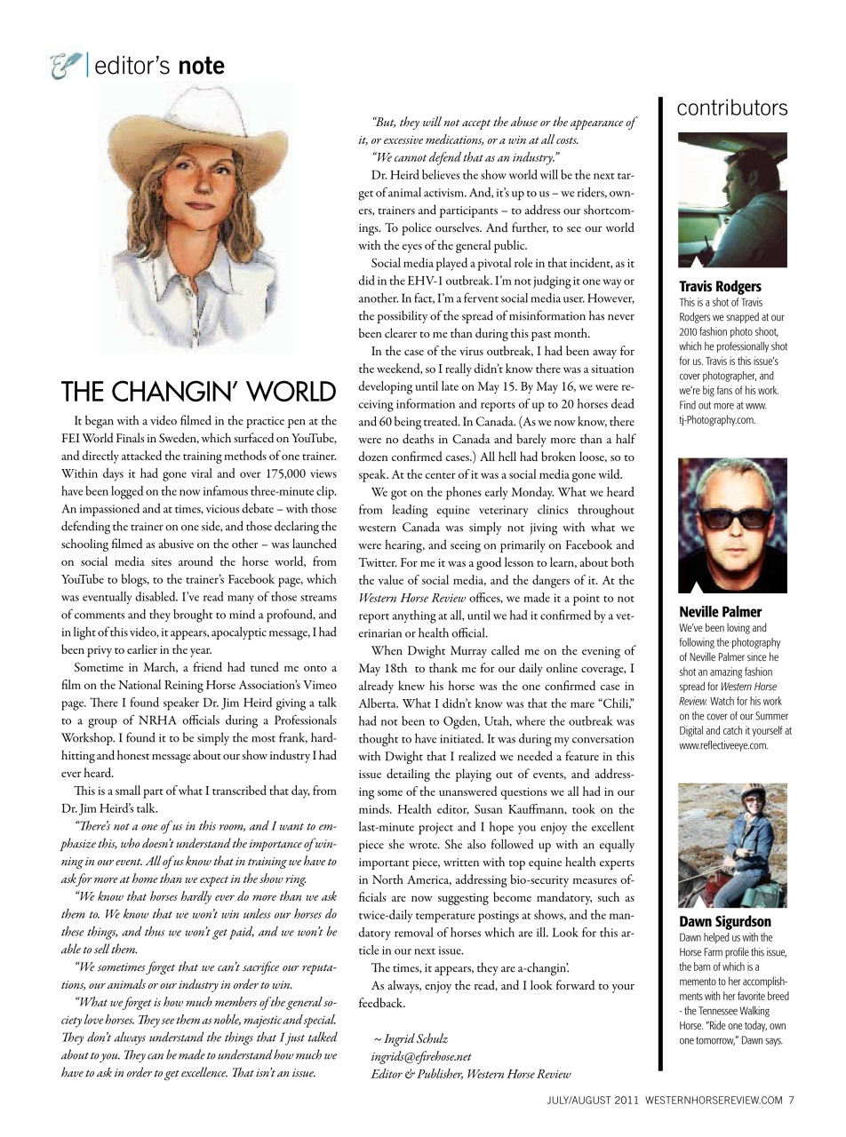 Western Horse Review Preview Pages