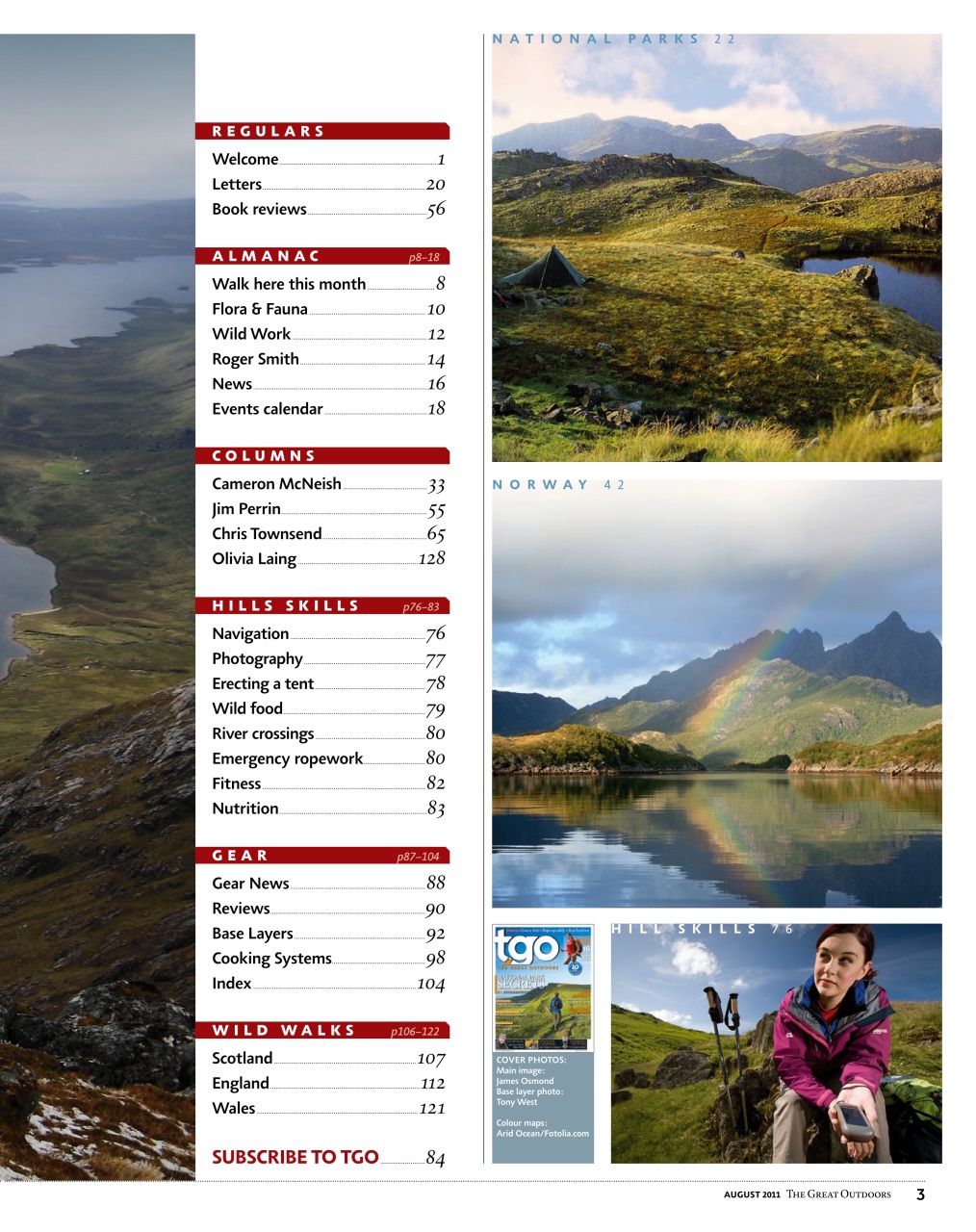 TGO - The Great Outdoors Magazine Preview Pages