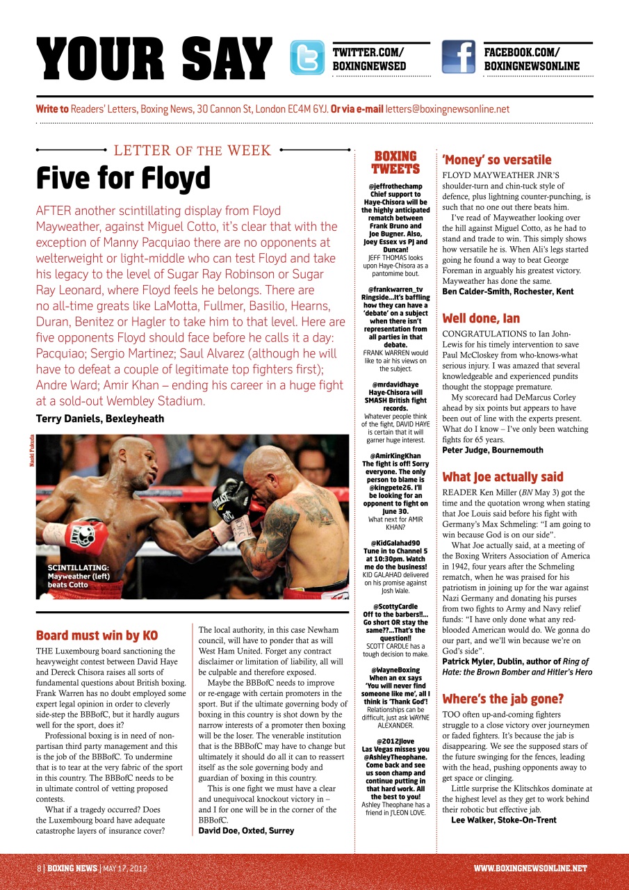 Boxing News Preview Pages