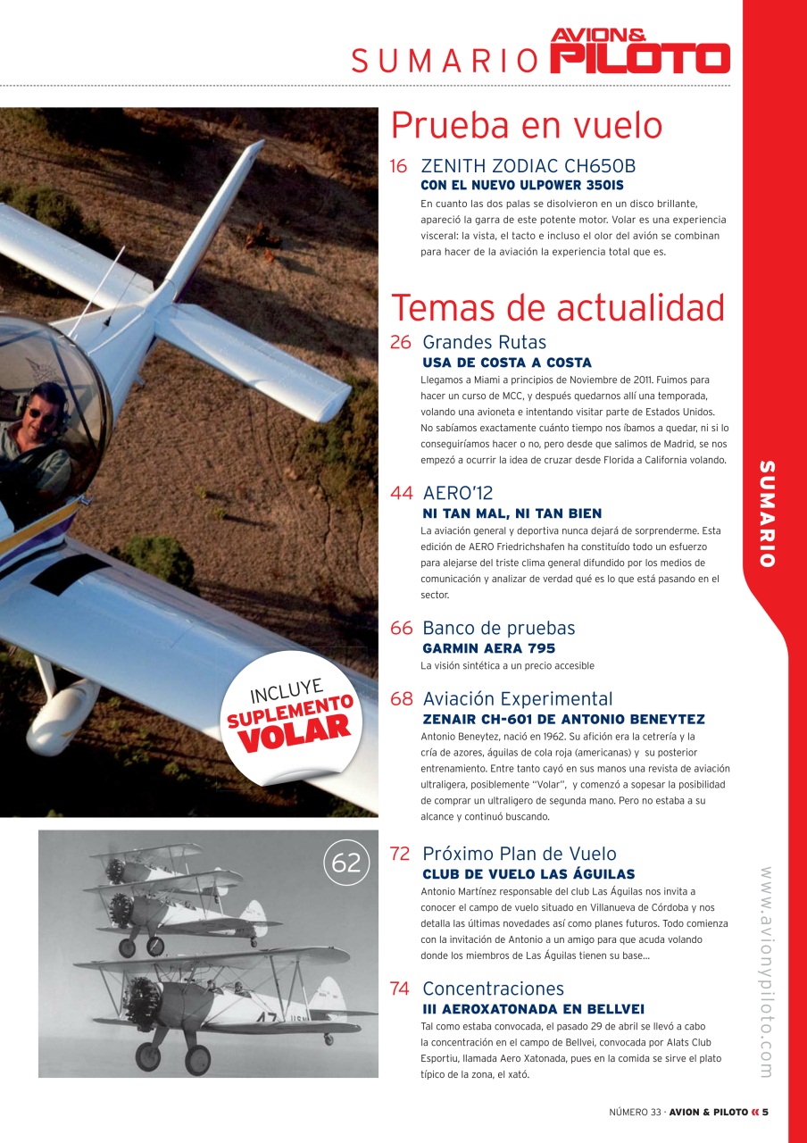 Revista Avion & Piloto Preview Pages