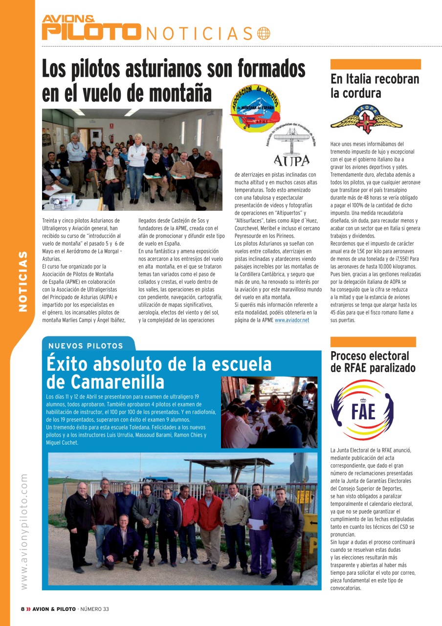 Revista Avion & Piloto Preview Pages