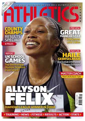 AW – Athletics Weekly Magazine issue AW May 17 2012