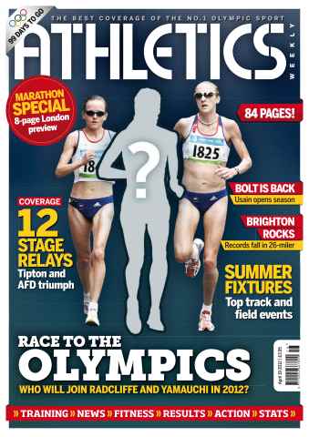 AW – Athletics Weekly Magazine issue AW April 19 2012