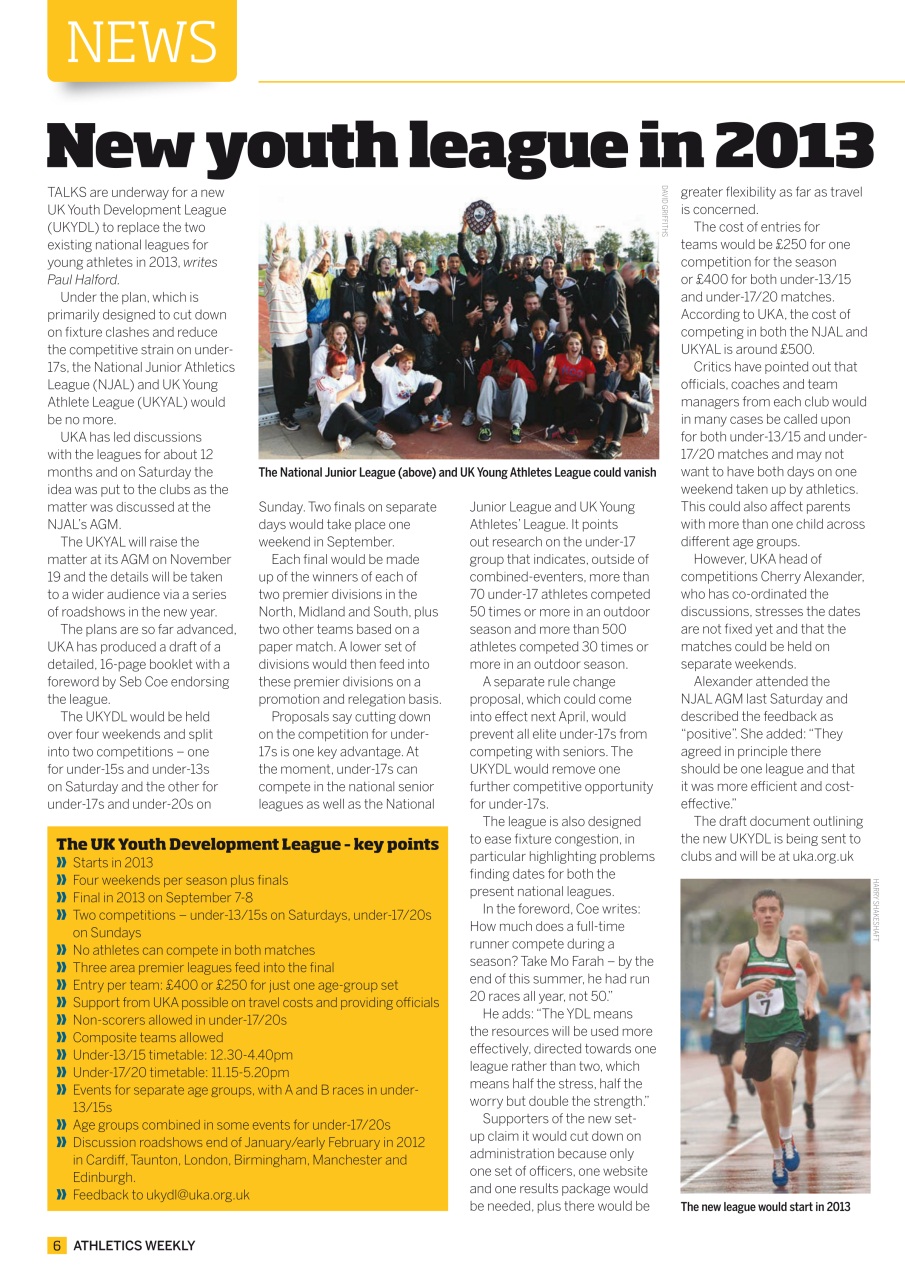 AW – Athletics Weekly Magazine Preview Pages