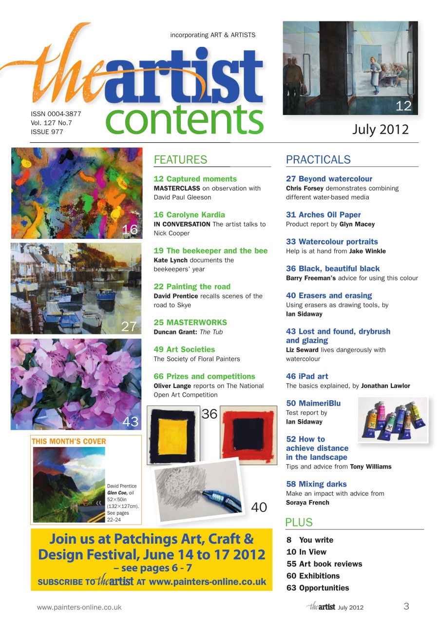 The Artist Preview Pages