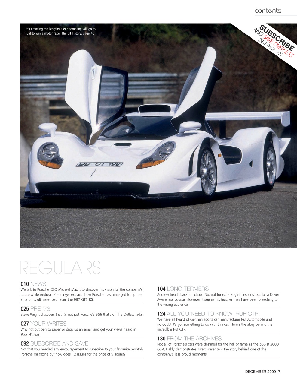 GT Porsche Preview Pages