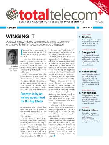 Total Telecom issue May 2012