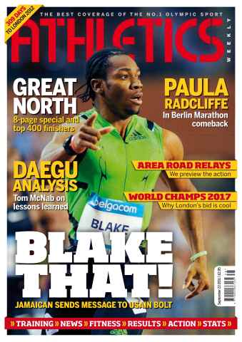 AW – Athletics Weekly Magazine issue AW Sept 22 2011