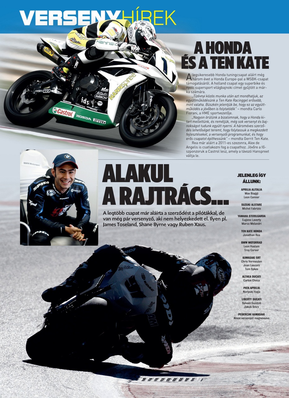 SuperBike Hungary Preview Pages