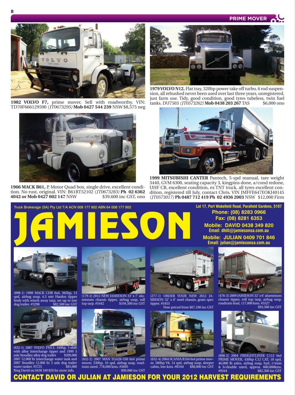 JUST TRUCKS Preview Pages