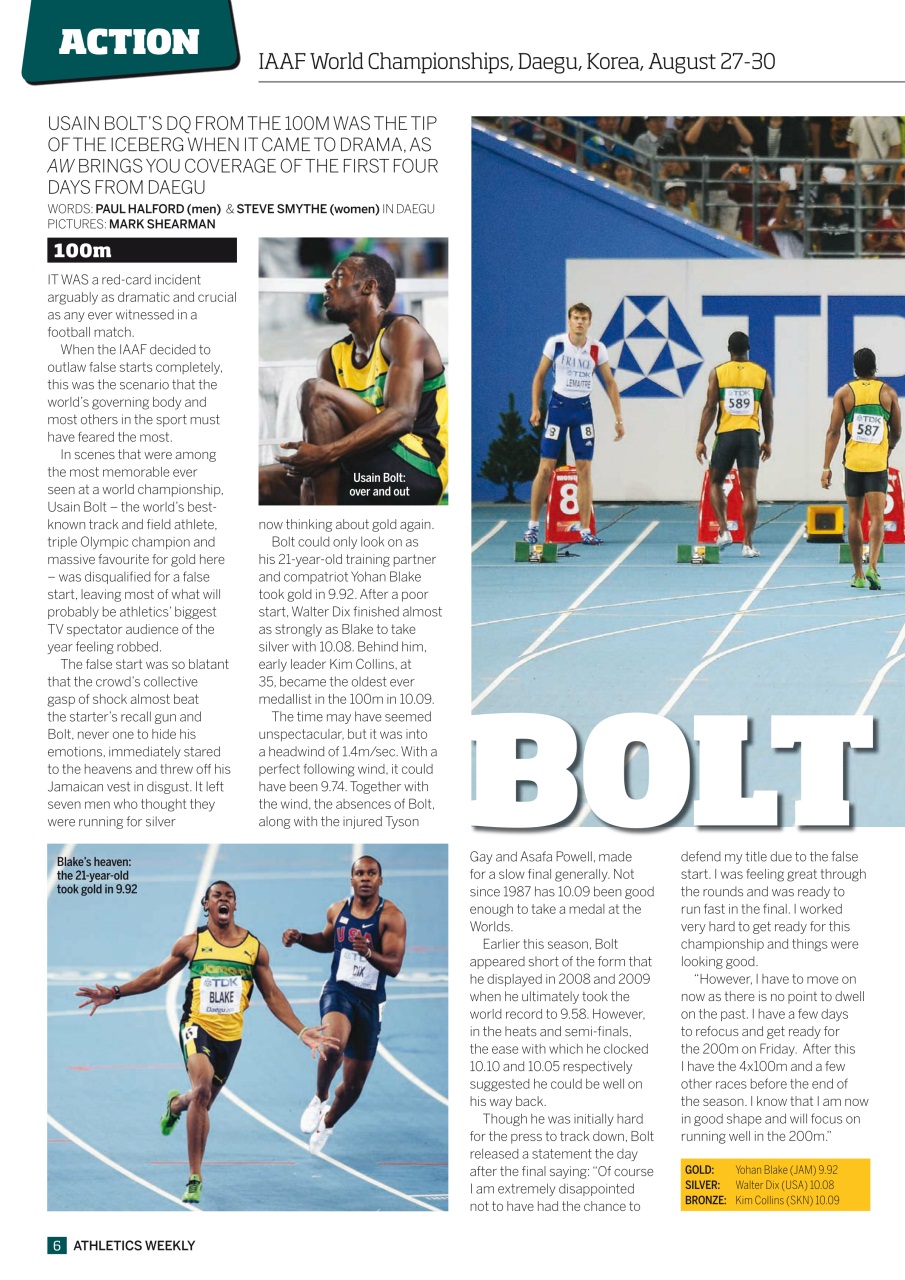 AW – Athletics Weekly Magazine Preview Pages