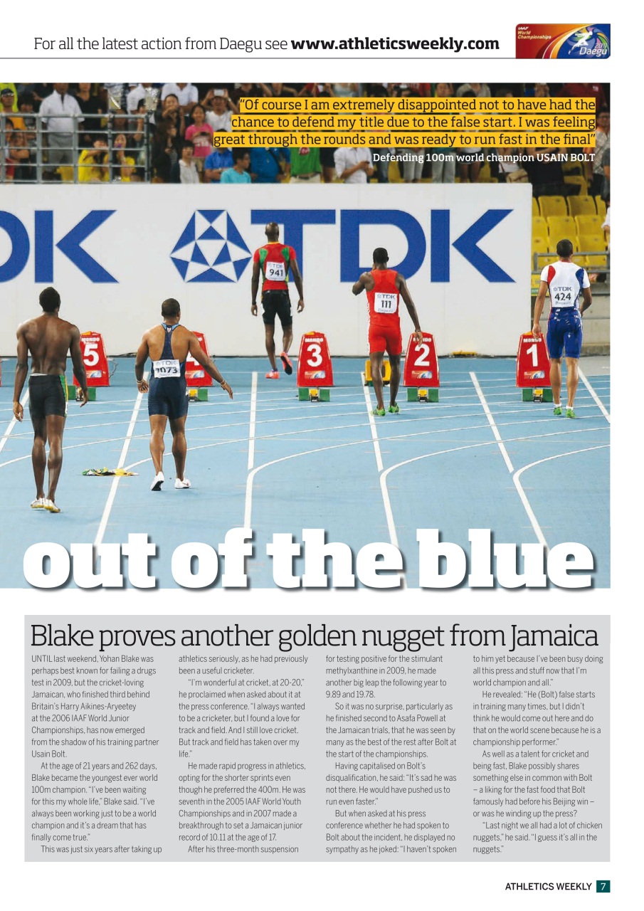 AW – Athletics Weekly Magazine Preview Pages