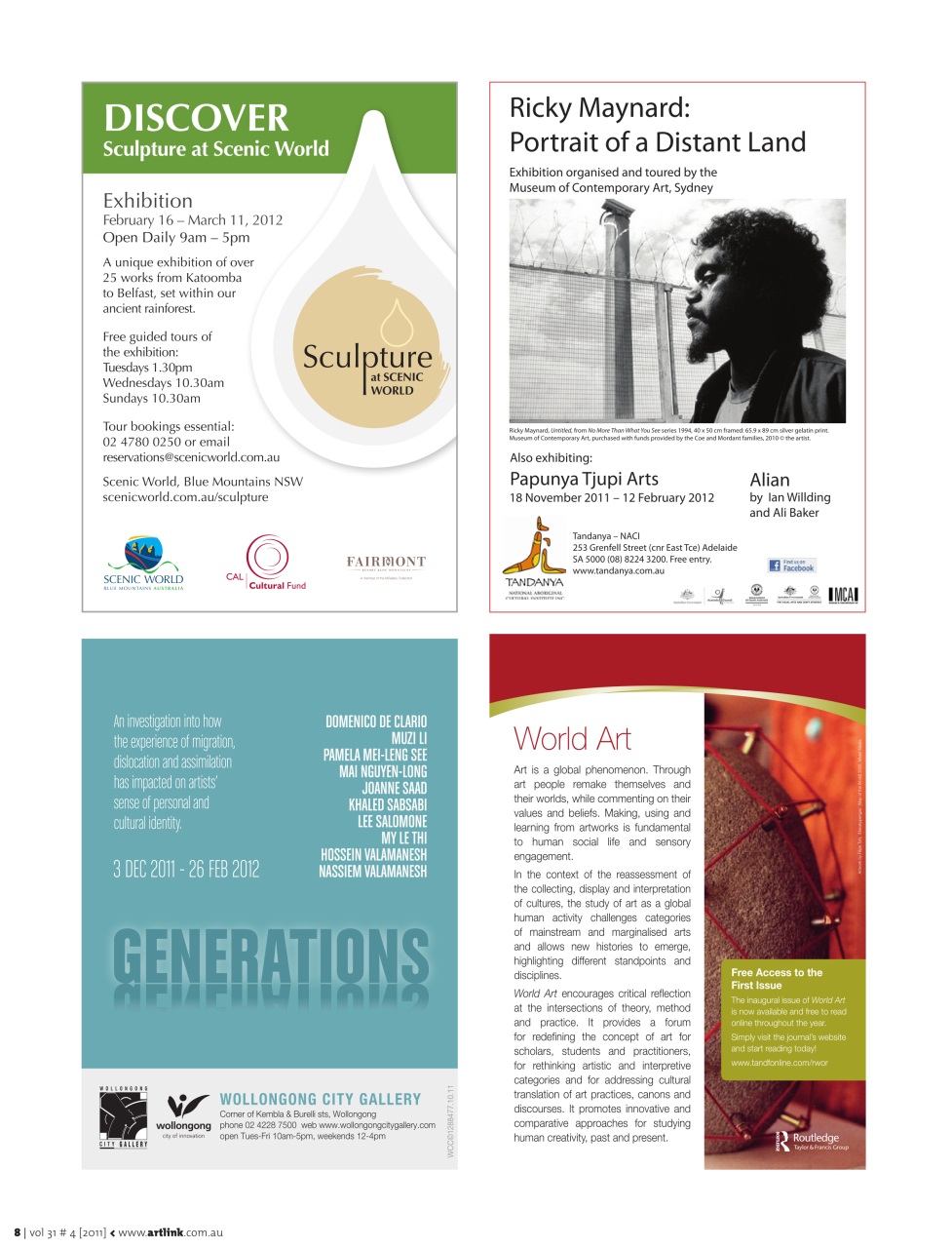 Artlink Magazine Preview Pages