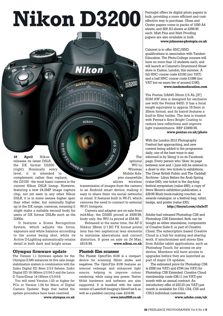 f2 Cameracraft Preview Pages