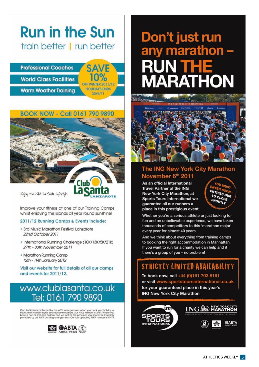 AW – Athletics Weekly Magazine Preview Pages