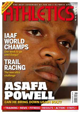 AW – Athletics Weekly Magazine issue AW August 18 2011