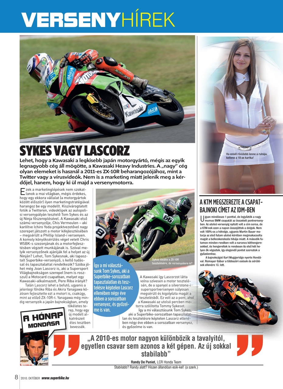 SuperBike Hungary Preview Pages
