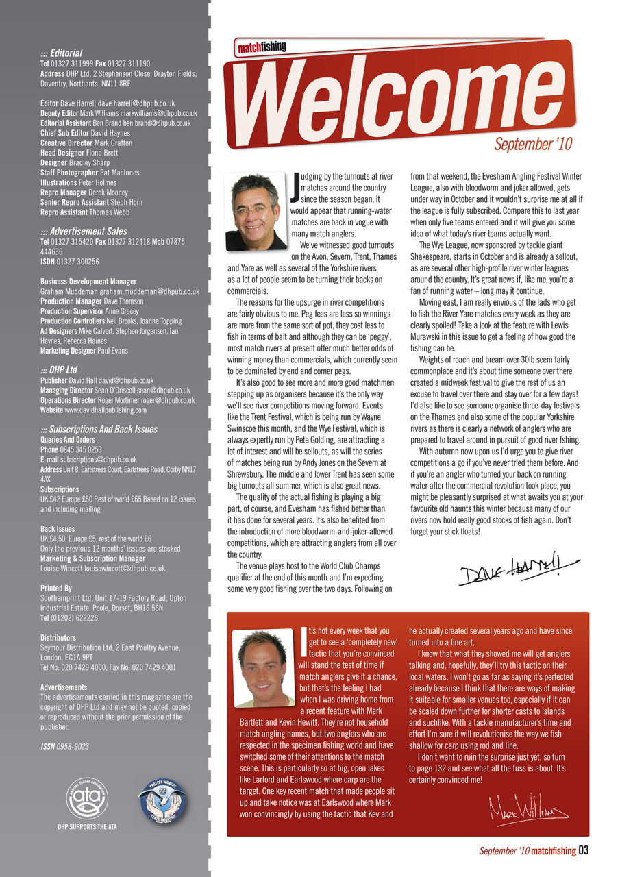 Match Fishing Preview Pages