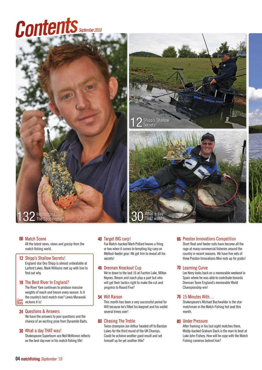 Match Fishing Preview Pages