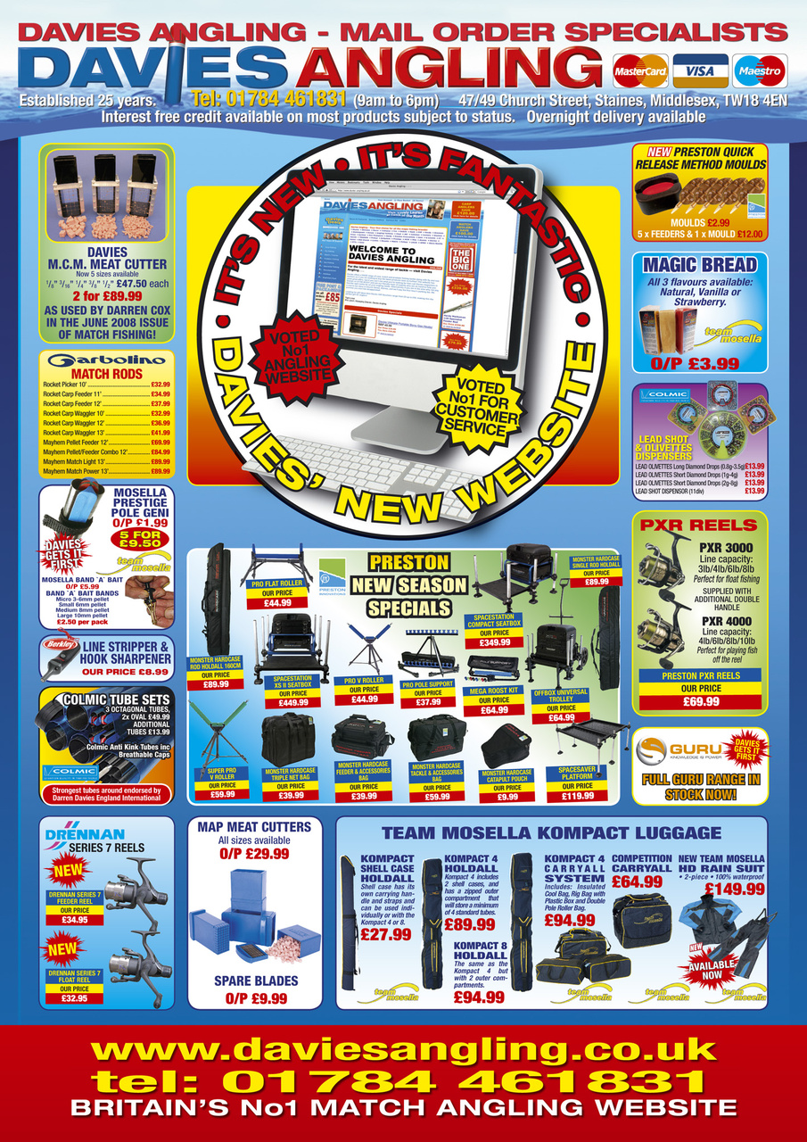 Match Fishing Preview Pages