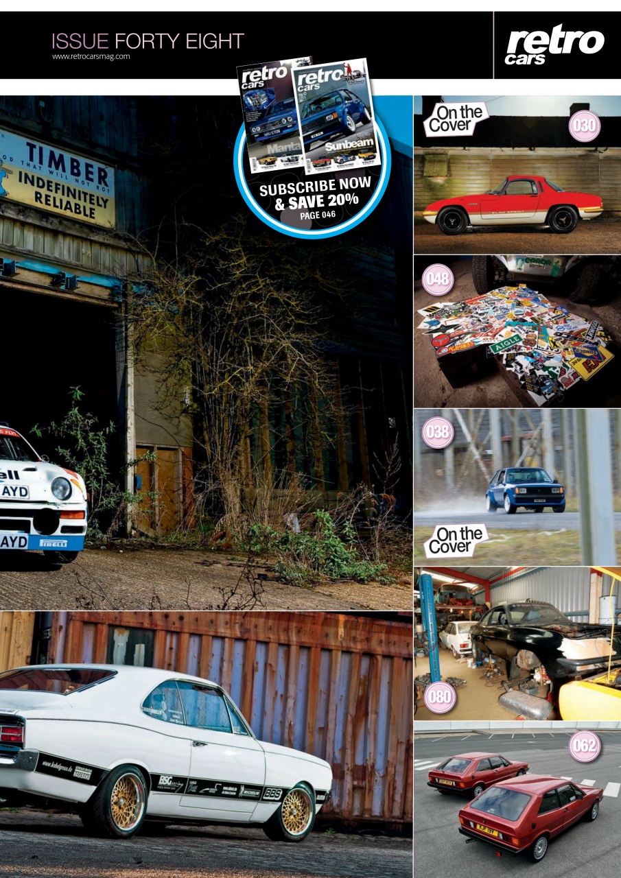 Retro Cars Preview Pages