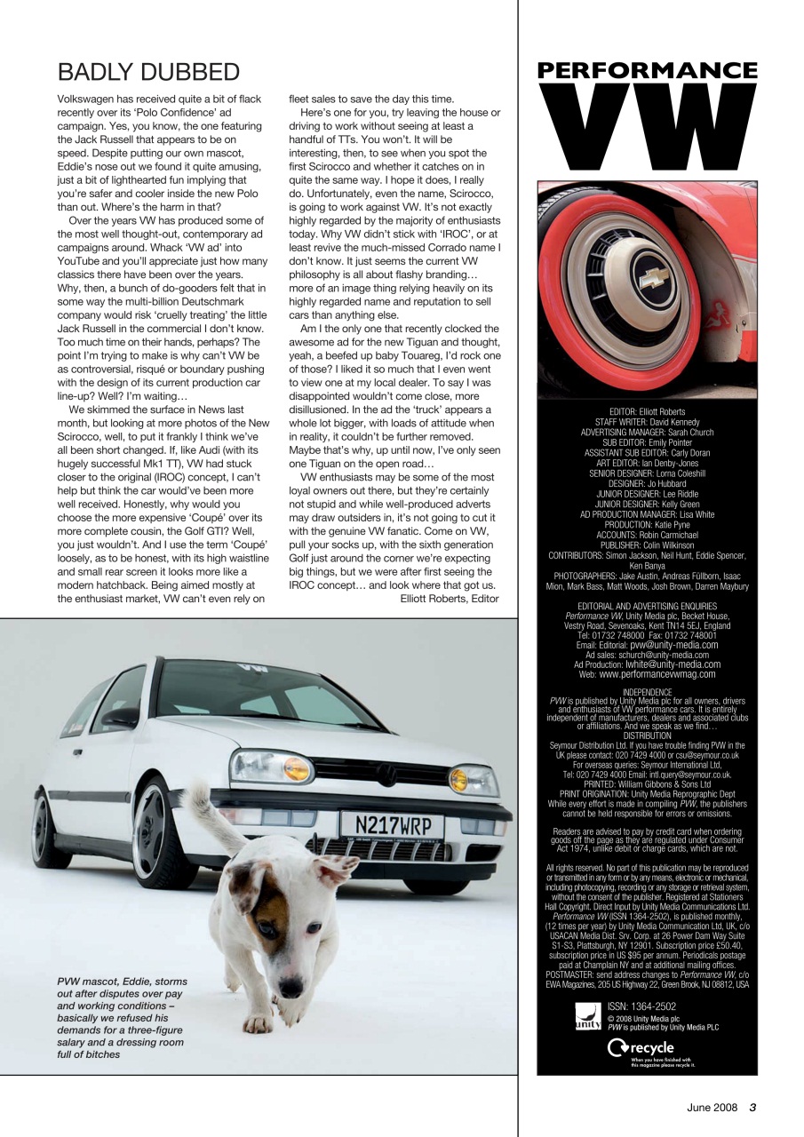 Performance VW Preview Pages