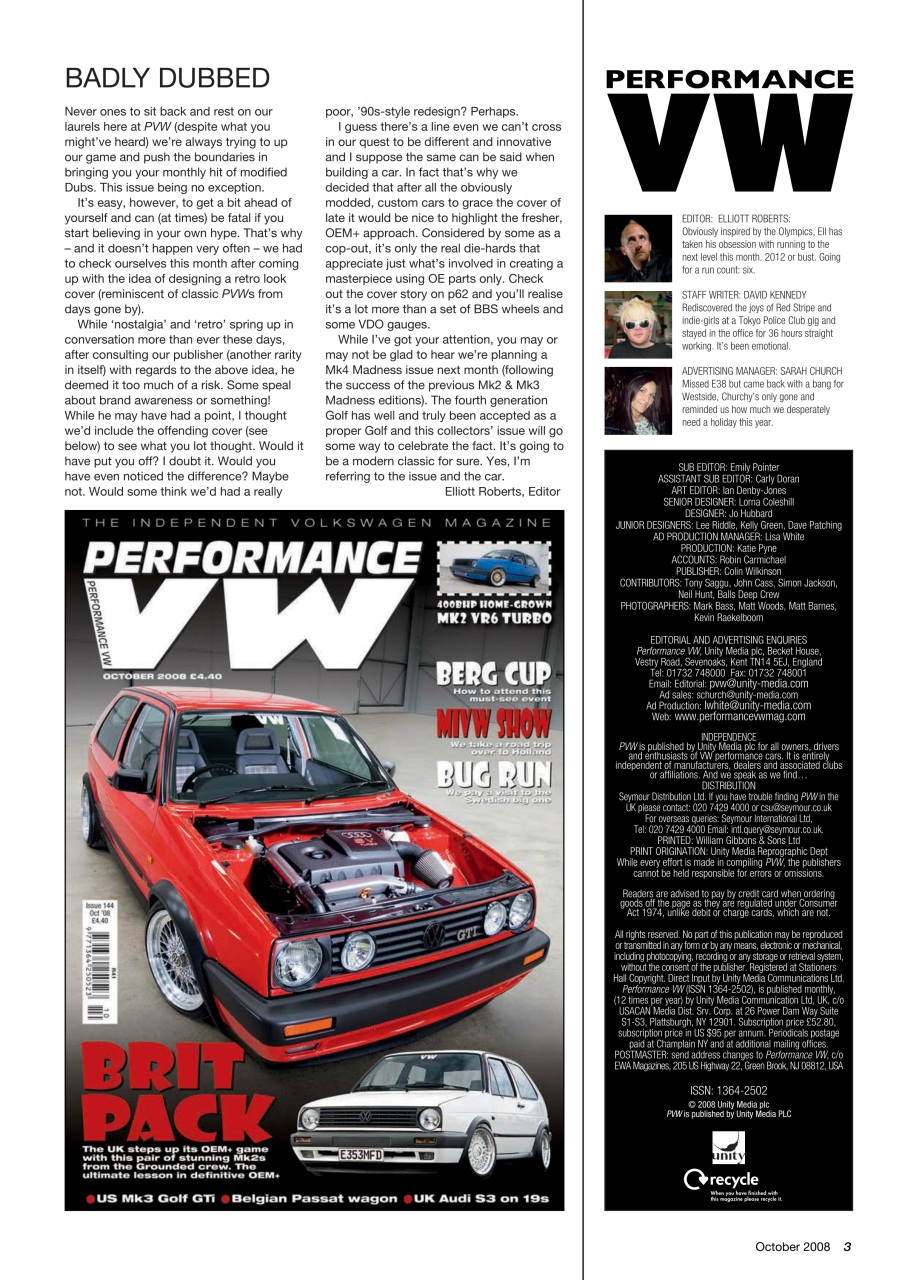 Performance VW Preview Pages