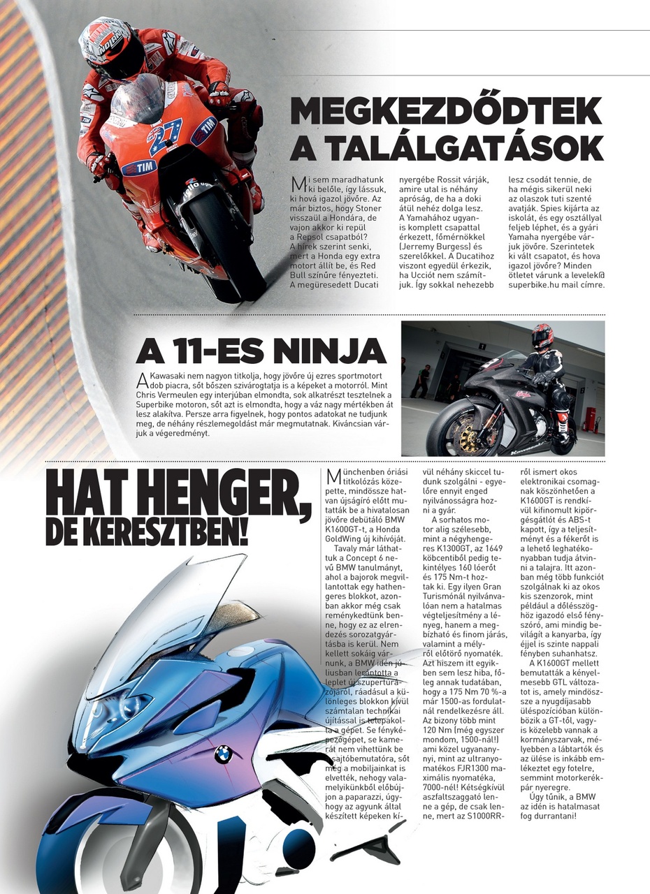 SuperBike Hungary Preview Pages