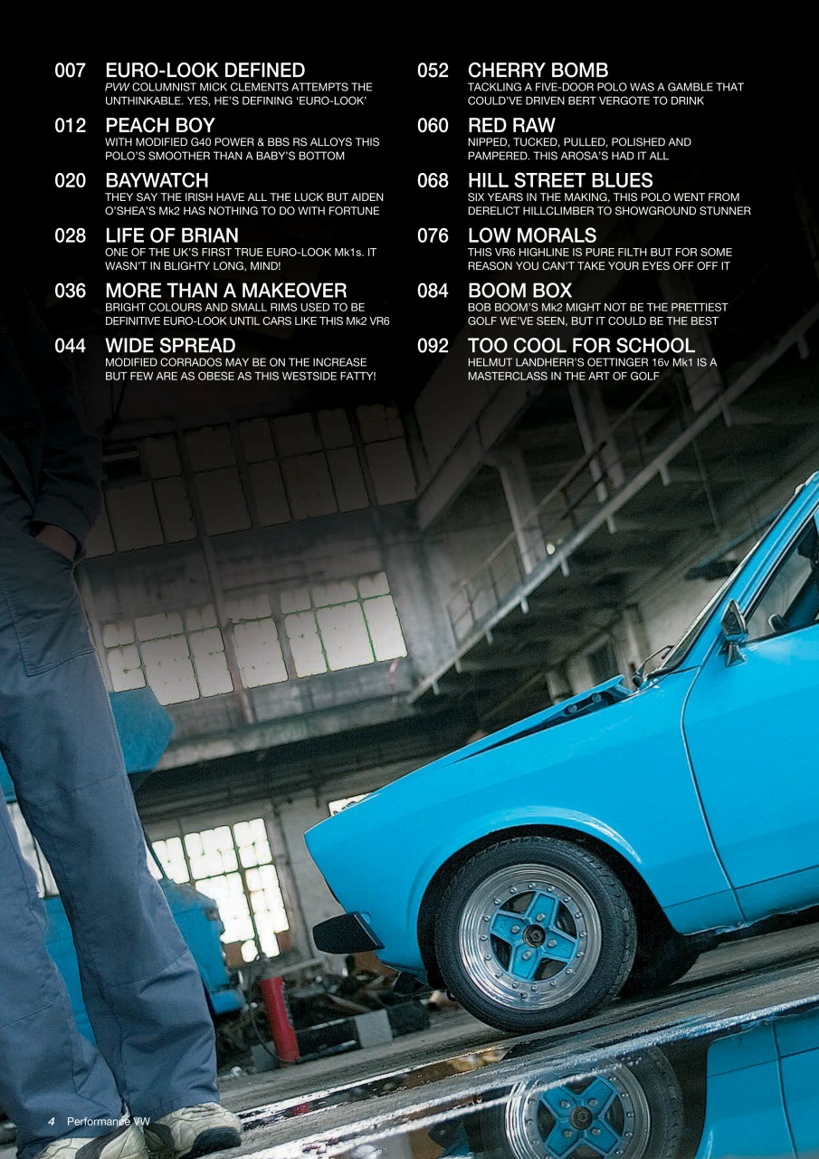 Performance VW Preview Pages