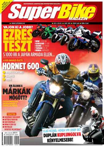 SuperBike Hungary issue July 2010