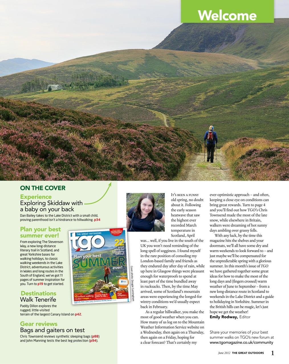 TGO - The Great Outdoors Magazine Preview Pages