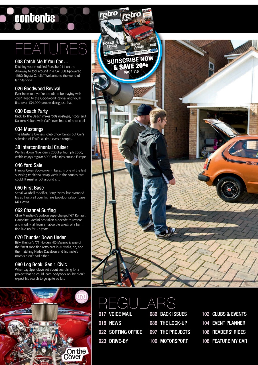 Retro Cars Preview Pages