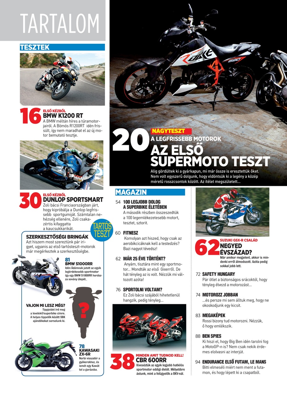 SuperBike Hungary Preview Pages