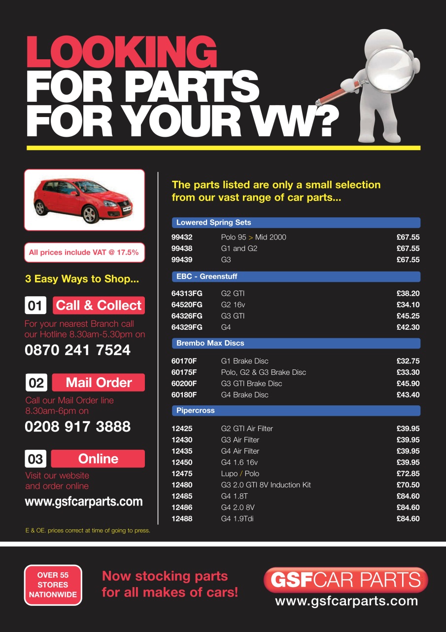 Performance VW Preview Pages